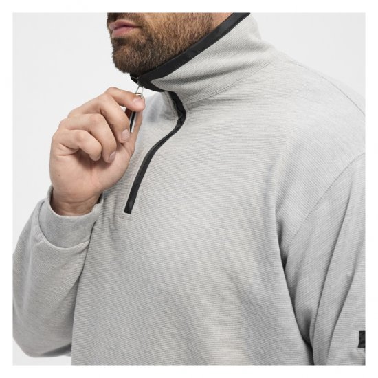 North Latitude Ottoman Sweatshirt Mid Grey - Tröjor & hoodies - Stora hoodies & tröjor - 2XL-14XL
