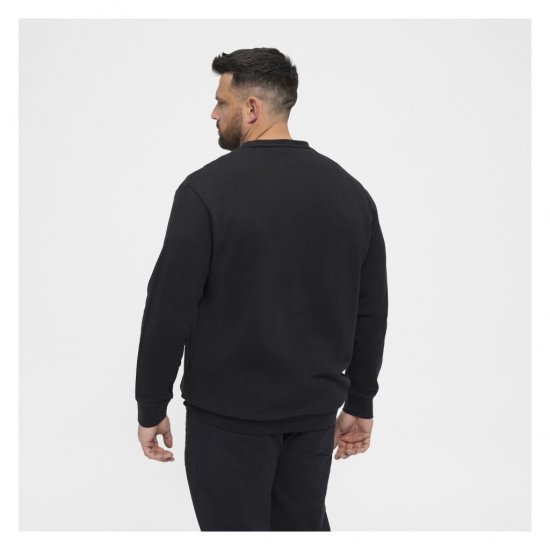 North Latitude Crew Neck Sweatshirt Black - Tröjor & hoodies - Stora hoodies & tröjor - 2XL-14XL