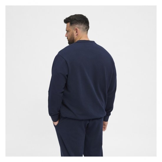 North Latitude Crew Neck Sweatshirt Navy - Tröjor & hoodies - Stora hoodies & tröjor - 2XL-14XL