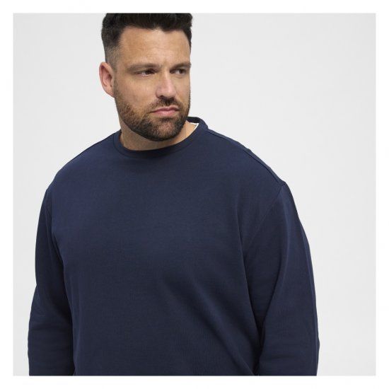 North Latitude Crew Neck Sweatshirt Navy - Tröjor & hoodies - Stora hoodies & tröjor - 2XL-14XL