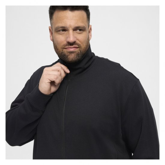 North Latitude Full-Zip Sweatshirt Black - Tröjor & hoodies - Stora hoodies & tröjor - 2XL-14XL