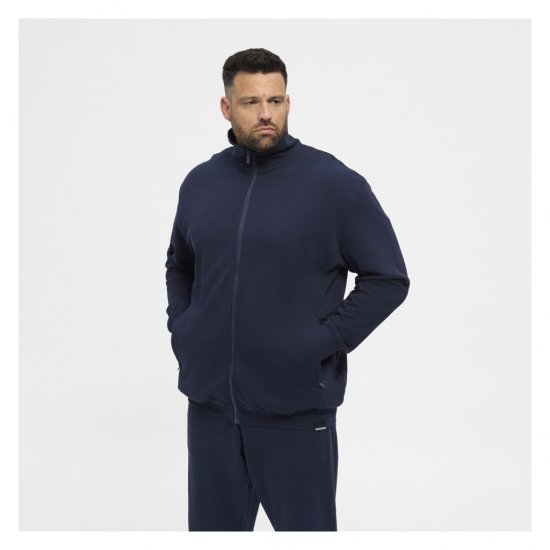 North Latitude Full-Zip Sweatshirt Navy Blue - Tröjor & hoodies - Stora hoodies & tröjor - 2XL-14XL