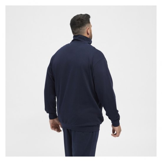 North Latitude Full-Zip Sweatshirt Navy Blue - Tröjor & hoodies - Stora hoodies & tröjor - 2XL-14XL
