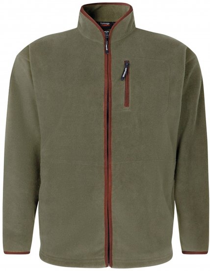 Espionage FL048 Microfleece Jacket Olive Green - Fleecekläder - Fleecejackor/kläder i stora storlekar