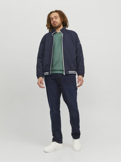 Jack & Jones Logan Spring Knitted Pillover Grey - Tröjor & hoodies - Stora hoodies & tröjor - 2XL-14XL