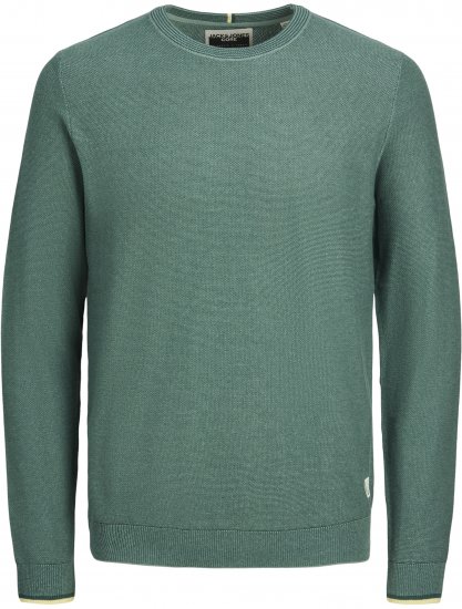 Jack & Jones Logan Spring Knitted Pillover Grey - Tröjor & hoodies - Stora hoodies & tröjor - 2XL-14XL