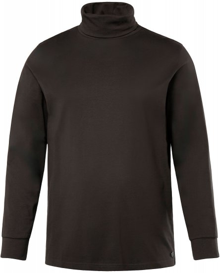 JP1880 Turtleneck Sweatshirt Long Sleeve Dark Brown - Tröjor & hoodies - Stora hoodies & tröjor - 2XL-14XL