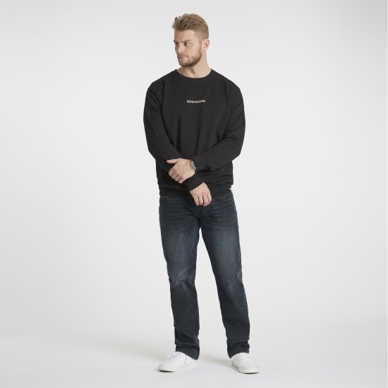 North Latitude Denim Logo Sweatshirt Black TALL - TALL tröjor - 