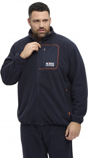North Latitude 53142 Soft Fleece Jacket Dark Navy - Tröjor & hoodies - Stora hoodies & tröjor - 2XL-14XL