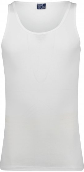 Adamo 320116 Fine Rib Undershirt White - Undertröjor - 