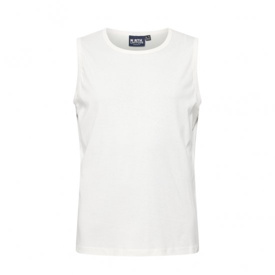 North Latitude Tanktop White - Ärmlösa t-shirts/linnen i stora storlekar - Ärmlösa t-shirts/linnen i stora storlekar