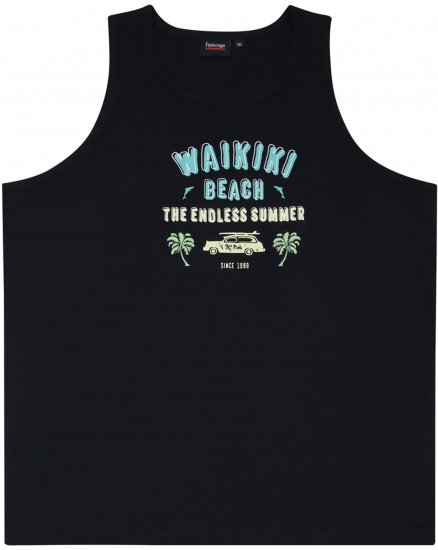 Espionage T405 Waikiki Tanktop Navy - Ärmlösa t-shirts/linnen i stora storlekar - Ärmlösa t-shirts/linnen i stora storlekar