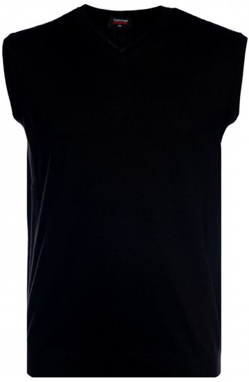 Espionage KW032 Sleeveless T-Shirt Black - Ärmlösa t-shirts/linnen i stora storlekar - Ärmlösa t-shirts/linnen i stora storlekar