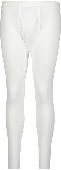 Adamo Royal Thermal Long Johns Fine Ribbed White - Underkläder & badkläder - Stora underkläder för män