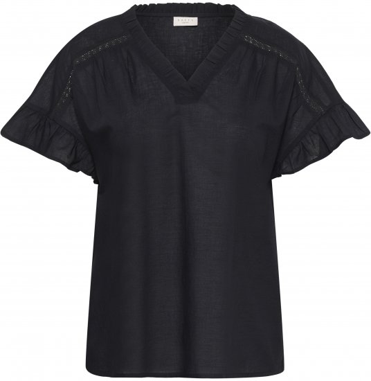 Kaffe Curve Valeria Top Black Deep - Toppar & T-shirts - 