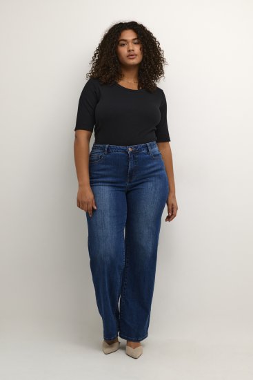 Kaffe Curve Carina T-shirt Svart - T-shirts - 