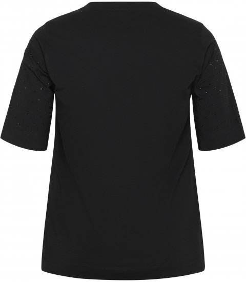 Kaffe Curve Phoelina T-Shirt Black - T-shirts - 