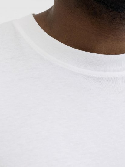 Jack & Jones Brandon T-shirt Vit - T-shirts - Stora T-shirts - 2XL-14XL