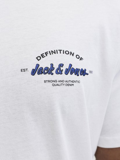 Jack & Jones Brandon T-shirt Vit - T-shirts - Stora T-shirts - 2XL-14XL