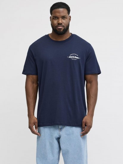 Jack & Jones Brandon T-shirt Blå - T-shirts - Stora T-shirts - 2XL-14XL