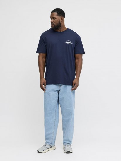 Jack & Jones Brandon T-shirt Blå - T-shirts - Stora T-shirts - 2XL-14XL