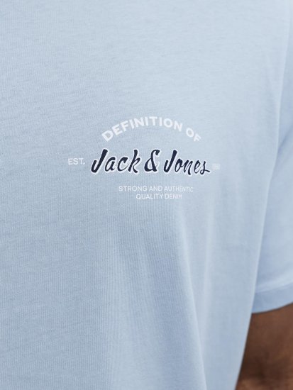 Jack & Jones Brandon T-shirt Himmelsblå - T-shirts - Stora T-shirts - 2XL-14XL