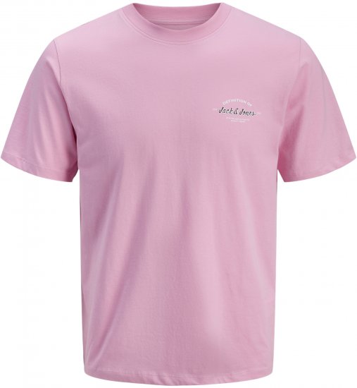 Jack & Jones Brandon T-shirt Rosa - T-shirts - Stora T-shirts - 2XL-14XL