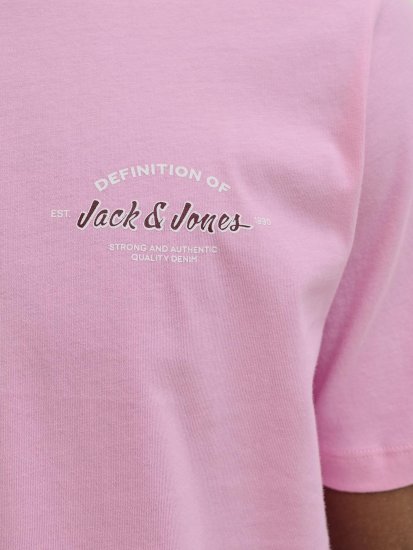 Jack & Jones Brandon T-shirt Rosa - T-shirts - Stora T-shirts - 2XL-14XL
