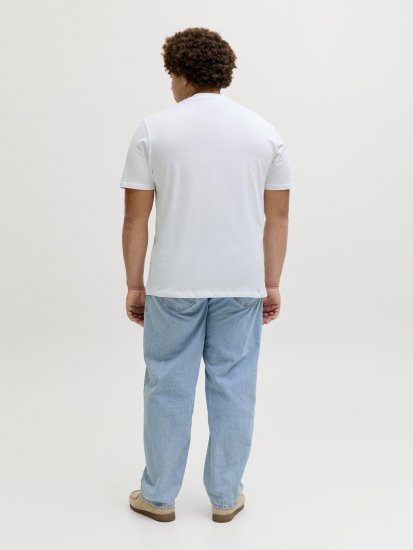 Jack & Jones Archive T-Shirt Vit - T-shirts - Stora T-shirts - 2XL-14XL