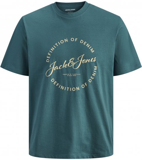 Jack & Jones Grayson T-shirt Turkos - T-shirts - Stora T-shirts - 2XL-14XL