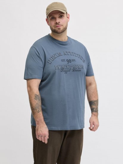 Jack & Jones Edenver T-shirt Blå - T-shirts - Stora T-shirts - 2XL-14XL