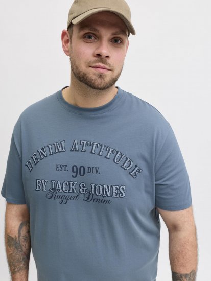 Jack & Jones Edenver T-shirt Blå - T-shirts - Stora T-shirts - 2XL-14XL