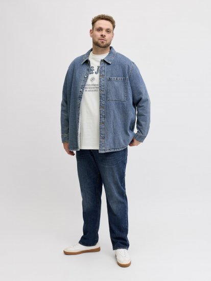 Jack & Jones Edenver T-shirt Vit - T-shirts - Stora T-shirts - 2XL-14XL
