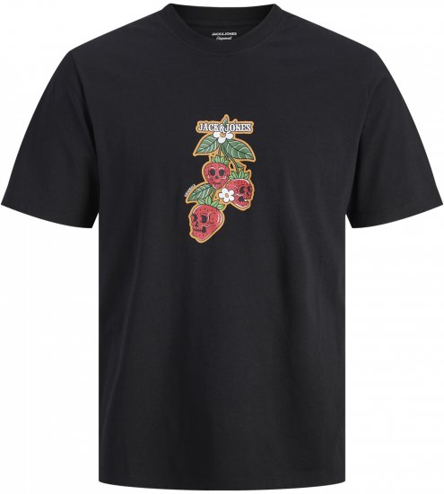 Jack & Jones Catskills T-Shirt Svart - T-shirts - Stora T-shirts - 2XL-14XL