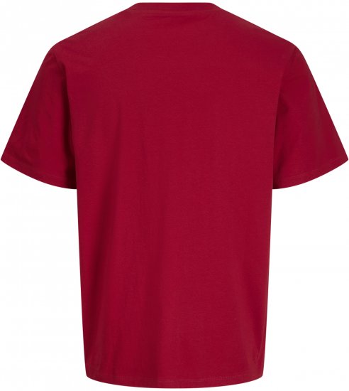 Jack & Jones Catskills T-Shirt Röd - T-shirts - Stora T-shirts - 2XL-14XL