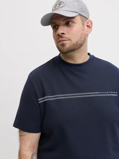 Jack & Jones Cofusion T-shirt Marinblå - T-shirts - Stora T-shirts - 2XL-14XL