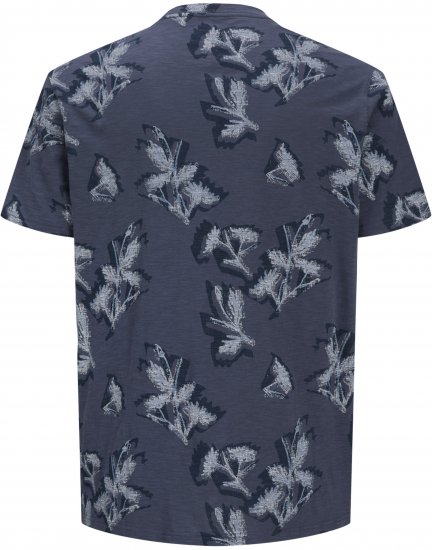 Jack & Jones Montauk T-Shirt Blue - T-shirts - Stora T-shirts - 2XL-14XL
