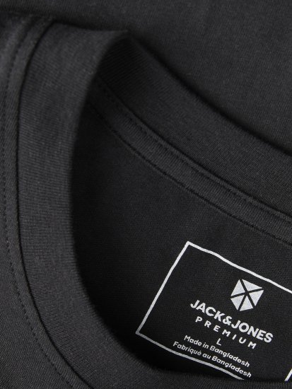 Jack & Jones Blaneo Short Sleeve T-shirt Black - T-shirts - Stora T-shirts - 2XL-14XL
