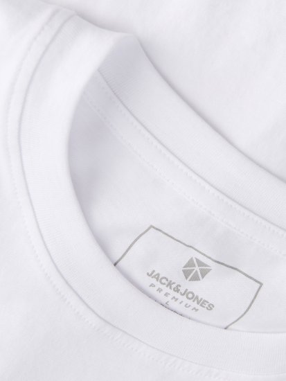 Jack & Jones Blaneo Short Sleeve T-Shirt White - T-shirts - Stora T-shirts - 2XL-14XL