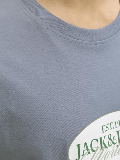 Jack & Jones Catskills Worldwide T-Shirt Blå - T-shirts - Stora T-shirts - 2XL-14XL