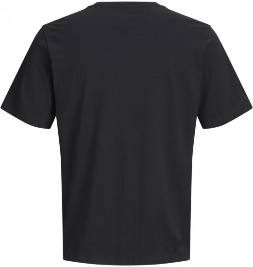 Jack & Jones Nantucket Branding T-Shirt Svart - T-shirts - Stora T-shirts - 2XL-14XL