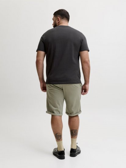 Jack & Jones Oscar T-Shirt Black - T-shirts med tryck i stora storlekar - T-shirts med tryck i stora storlekar
