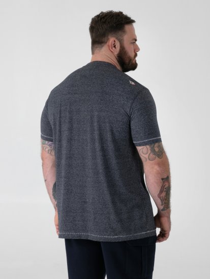 D555 Moyles Newport Beach Woody Car Printed T-Shirt Navy Twist - T-shirts med tryck i stora storlekar - T-shirts med tryck i stora storlekar