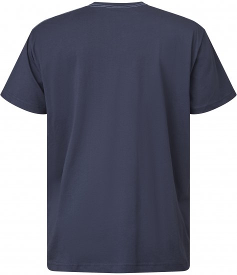North Latitude 61119 T-Shirt med Tryck Marinblå - T-shirts - Stora T-shirts - 2XL-14XL
