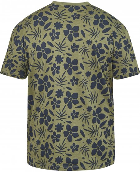 North Latitude 61123 T-Shirt med heltäckande tryck Olivgrön - T-shirts - Stora T-shirts - 2XL-14XL