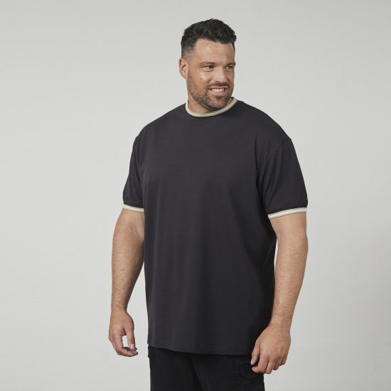 North Latitude 61125 Superflex Piké T-Shirt Svart - T-shirts - Stora T-shirts - 2XL-14XL