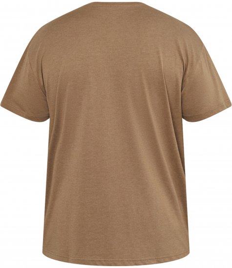 North Latitude 61315 T-Shirt med Tryck Kamelbrun - T-shirts - Stora T-shirts - 2XL-14XL