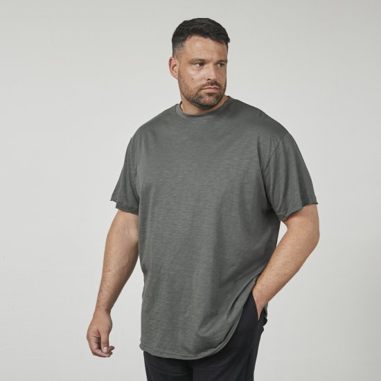 North Latitude 61317 T-Shirt med Ryggtryck Mörkgrön - T-shirts - Stora T-shirts - 2XL-14XL