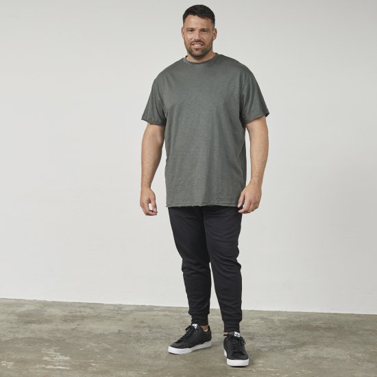 North Latitude 61317 T-Shirt med Ryggtryck Mörkgrön - T-shirts - Stora T-shirts - 2XL-14XL