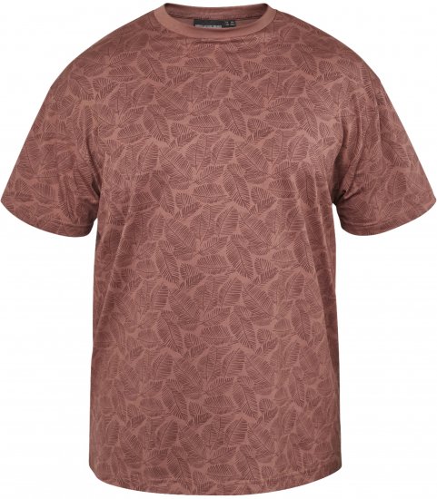 North Latitude 61318 T-Shirt med Heltäckande Tryck Konjaksbrun - T-shirts - Stora T-shirts - 2XL-14XL